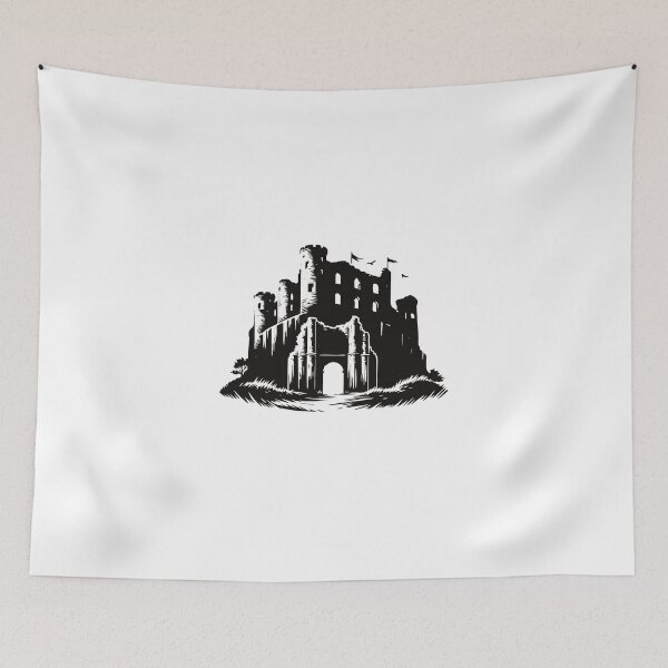 Item preview, Mysterious ruins – design for explorers of bygone times designed and sold by RetroMaritalArt.