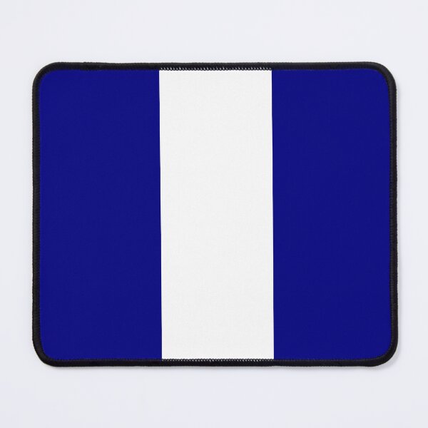 Item preview, Single Racing Stripe (White - Navy Blue Background) designed and sold by Racing Stripes Only.