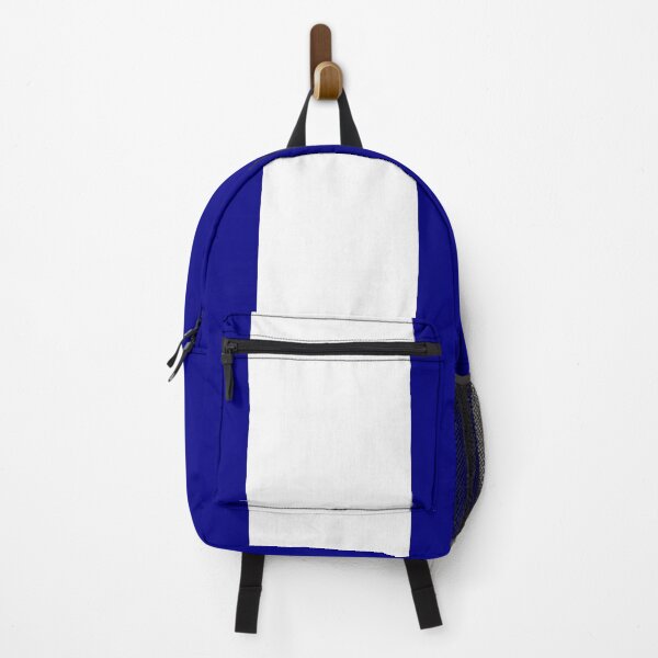 Item preview, Single Racing Stripe (White - Navy Blue Background) designed and sold by Racing Stripes Only.