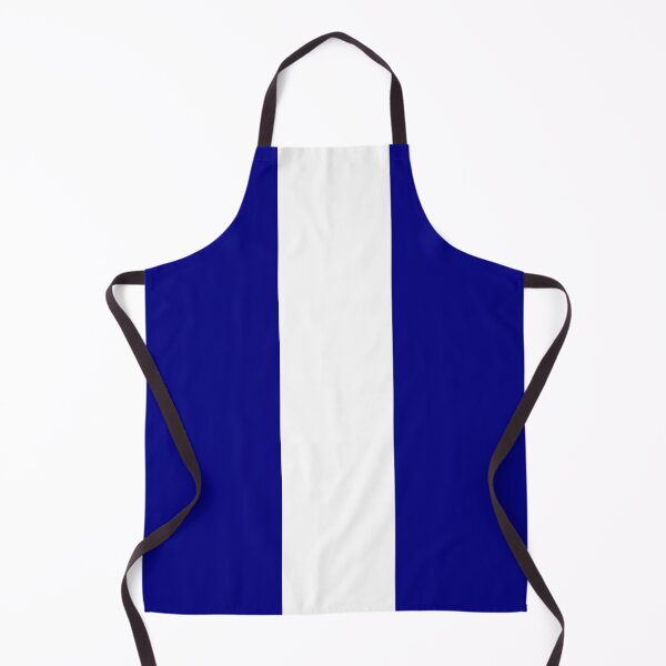 Item preview, Single Racing Stripe (White - Navy Blue Background) designed and sold by Racing Stripes Only.
