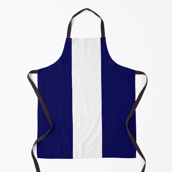 Item preview, Single Racing Stripe (White - Dark Blue Background) designed and sold by Racing Stripes Only.