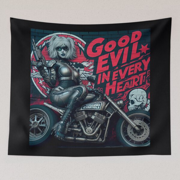 Item preview, Cyber Lady Rebel Moto designed and sold by Voodoo Store Paranormal Collections.