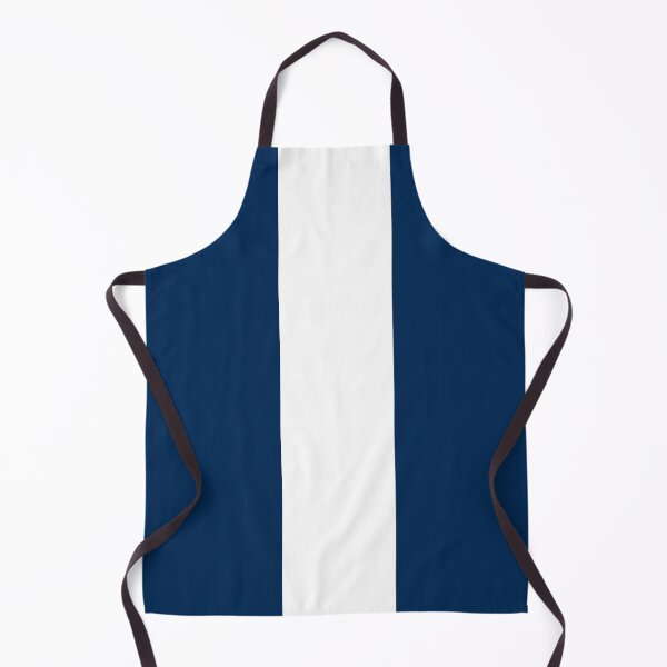 Item preview, Single Racing Stripe (White - Coker Blue Background) designed and sold by Racing Stripes Only.