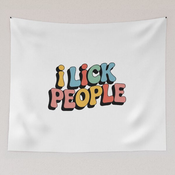 Item preview, I Lick People Ripple Design designed and sold by Peter Stawicki.