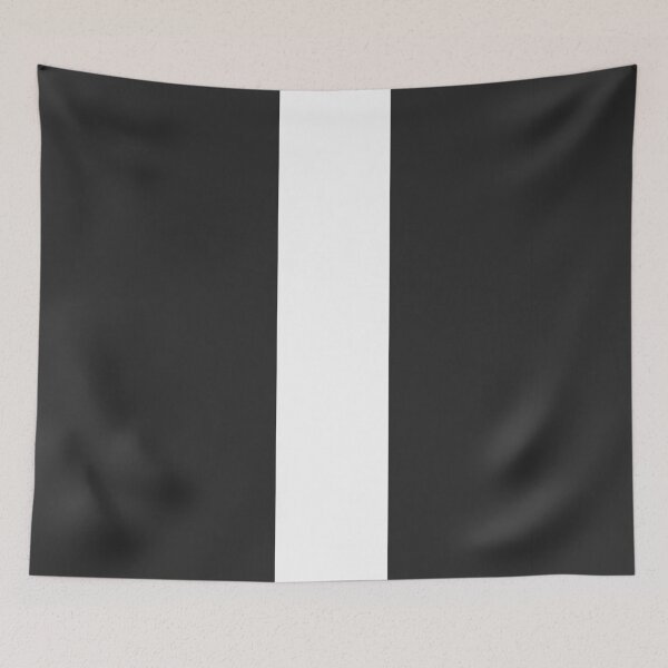 Item preview, Single Racing Stripe (White - Dark Gray Background) designed and sold by Racing Stripes Only.