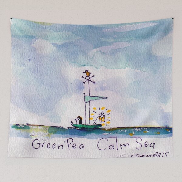Item preview, Green Pea Calm Sea - Page 1 - Introduction  designed and sold by Geoffrey & Michelle  Thomson.