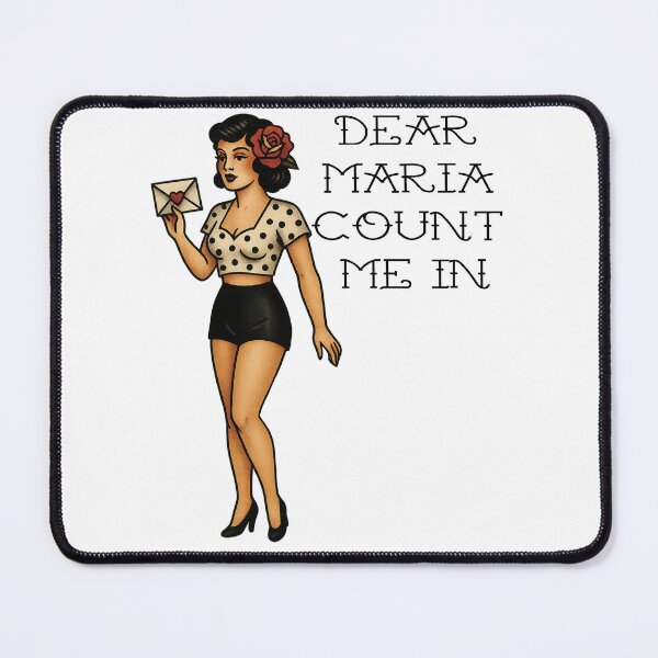 Item preview, Dear Maria Count Me In - Graphic designed and sold by Trad and Sad.