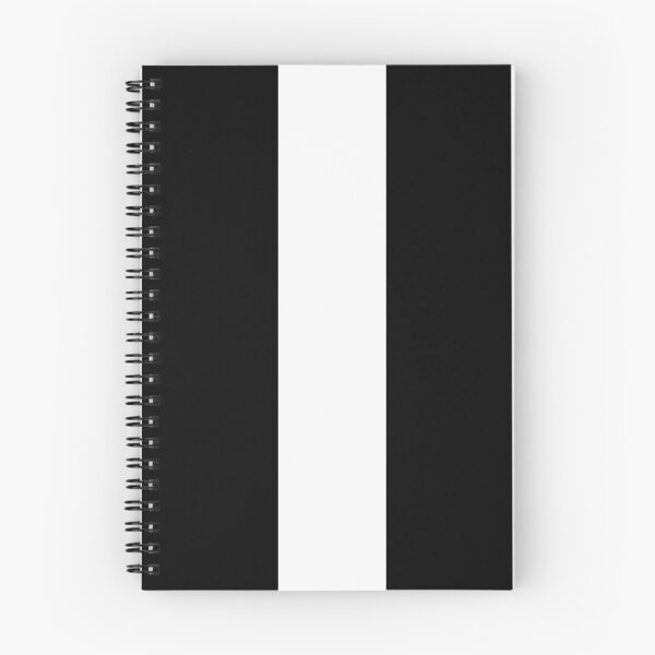 Item preview, Single Racing Stripe (White - Black Background) designed and sold by Racing Stripes Only.