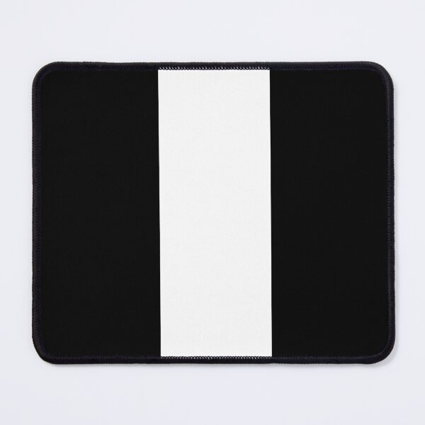 Item preview, Single Racing Stripe (White - Black Background) designed and sold by Racing Stripes Only.