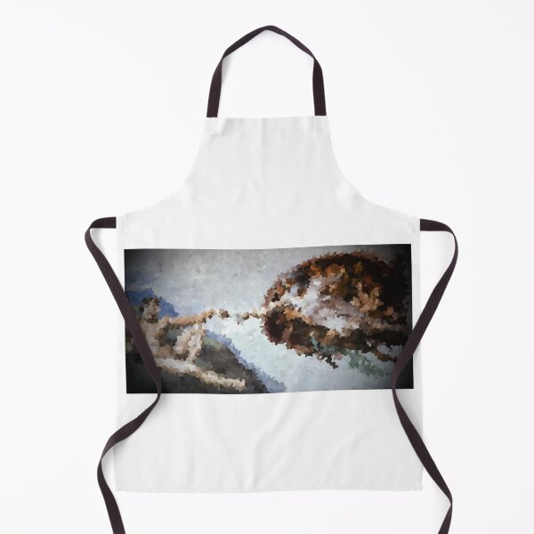 Item preview, michelangelo creation adam parody art renaissance humor mosaic designed and sold by 88DesignStudio.