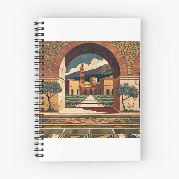 Item preview, Piazza Armerina, Sicily – Classical Mosaic Style with Gardens and Roman Women designed and sold by StormArte.