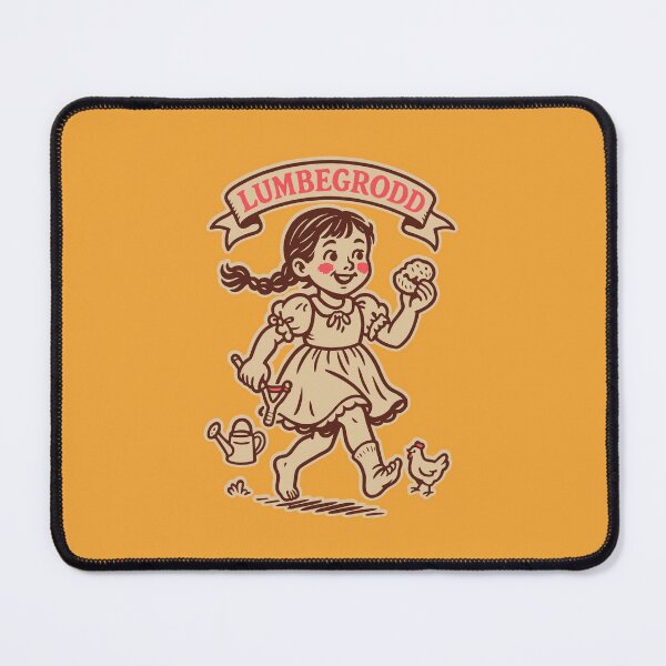 Item preview, Cheeky german barefoot Girl "Lumbegrodd" designed and sold by Boogosh.