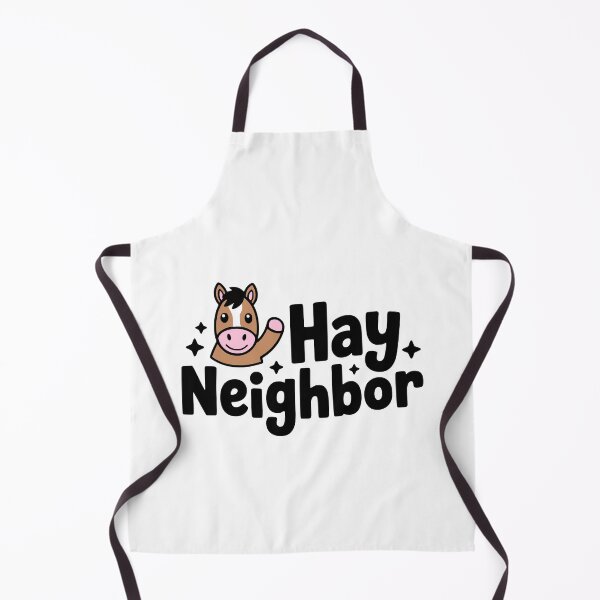 Item preview, Hay Neighbor! Funny Horse Lover Pun designed and sold by PMCreative.