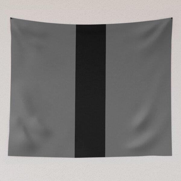 Item preview, Single Racing Stripe (Black - Gray Background) designed and sold by Racing Stripes Only.