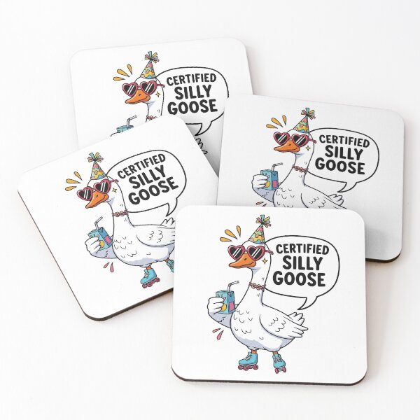 Item preview, Certified Silly Goose Birthday - Cute Aesthetic Animal Decal, Laptop Water Bottle Journal Accessory designed and sold by Aymanejed.
