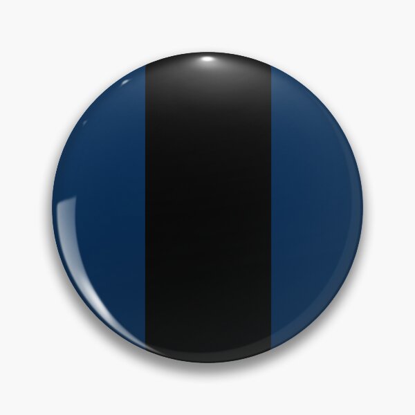 Item preview, Single Racing Stripe (Black - Coker Blue Background) designed and sold by Racing Stripes Only.