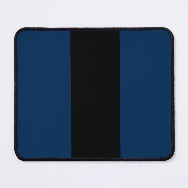 Item preview, Single Racing Stripe (Black - Coker Blue Background) designed and sold by Racing Stripes Only.