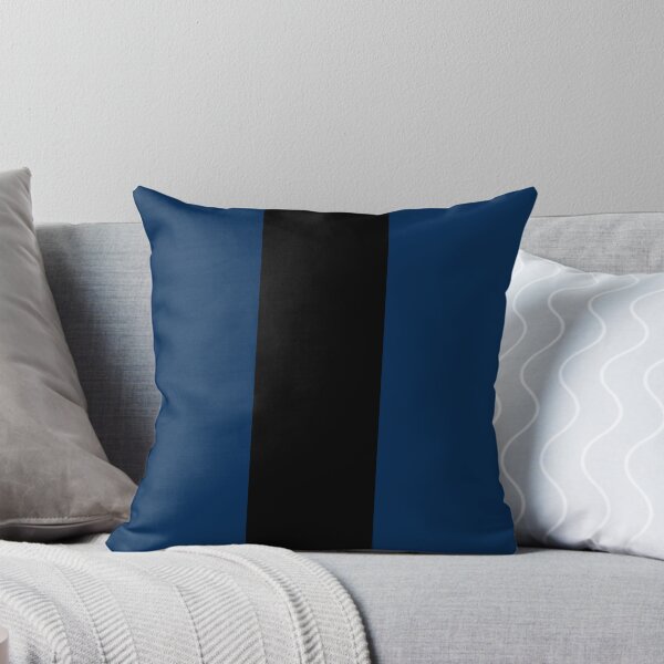 Item preview, Single Racing Stripe (Black - Coker Blue Background) designed and sold by Racing Stripes Only.