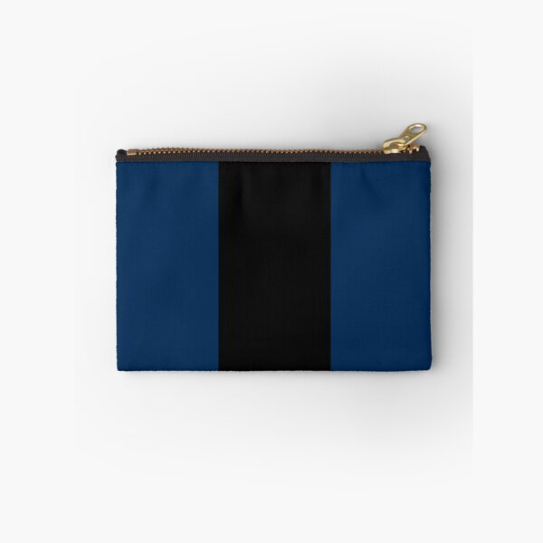 Item preview, Single Racing Stripe (Black - Coker Blue Background) designed and sold by Racing Stripes Only.