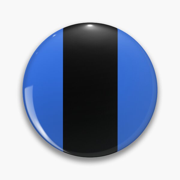 Item preview, Single Racing Stripe (Black - Royal Blue Background) designed and sold by Racing Stripes Only.