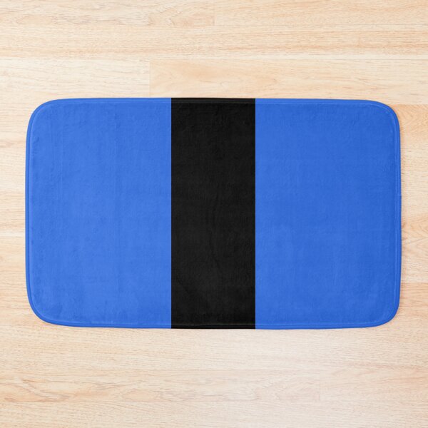 Item preview, Single Racing Stripe (Black - Royal Blue Background) designed and sold by Racing Stripes Only.