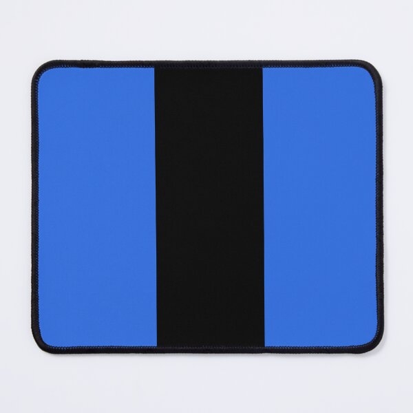 Item preview, Single Racing Stripe (Black - Royal Blue Background) designed and sold by Racing Stripes Only.