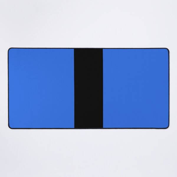 Item preview, Single Racing Stripe (Black - Royal Blue Background) designed and sold by Racing Stripes Only.