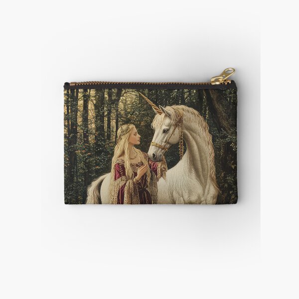 Item preview, Medieval Queen with Unicorn Floral designed and sold by thewandswant.