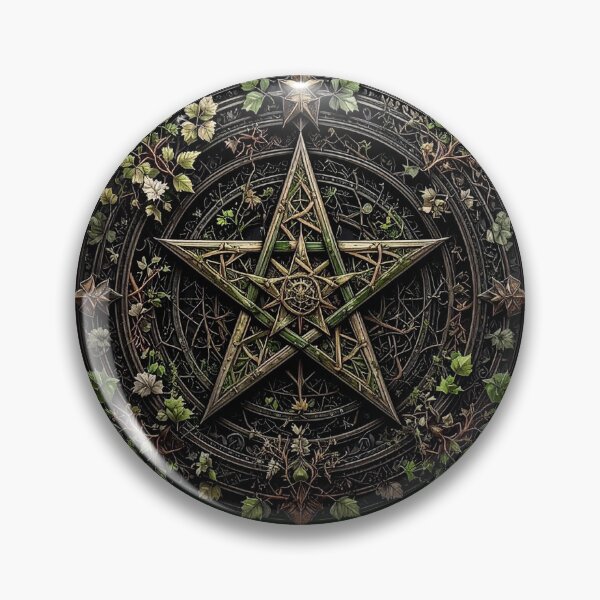 Item preview, Green Witch Pentacle designed and sold by Cabot Kent  Hermetic Temple.