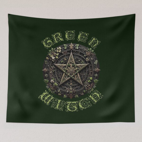 Item preview, Green Witch Pentacle designed and sold by Cabot Kent  Hermetic Temple.