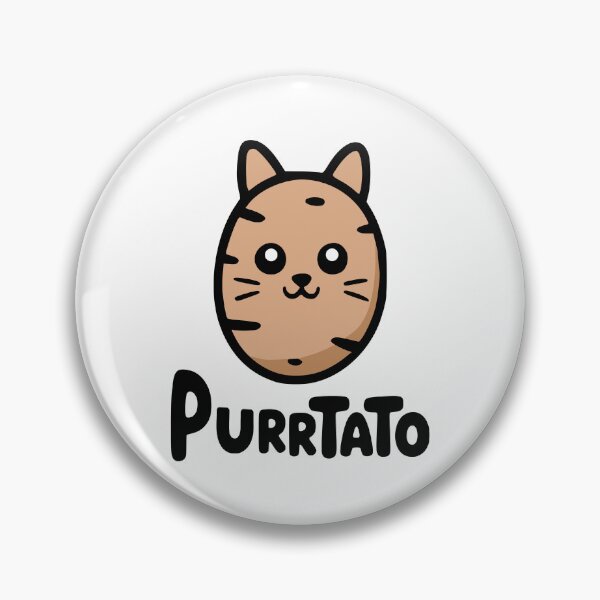 Item preview, Purrtato! Cute Potato Cat Pun designed and sold by PMCreative.