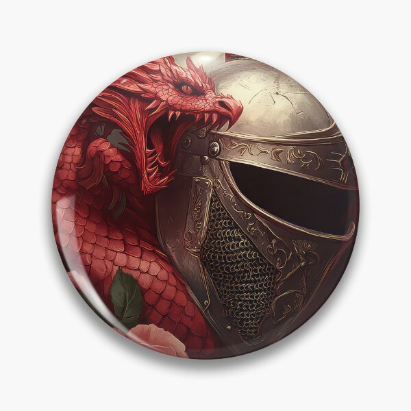 Artikelvorschau, Ritter England Rose Dragon entworfen und verkauft von thewandswant.