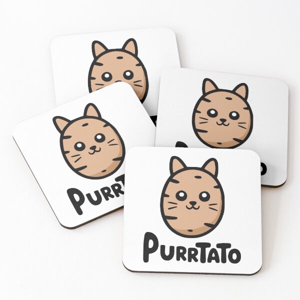 Item preview, Purrtato! Cute Potato Cat Pun designed and sold by PMCreative.