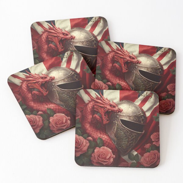 Item preview, Knight England Rose Dragon designed and sold by thewandswant.