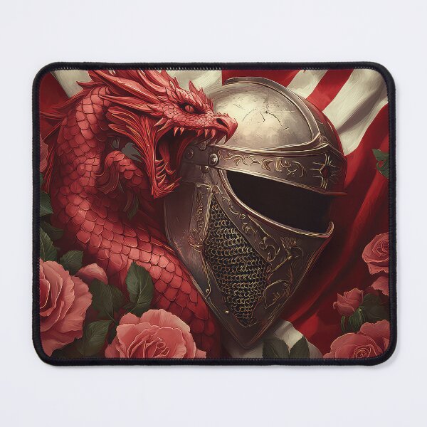 Item preview, Knight England Rose Dragon designed and sold by thewandswant.