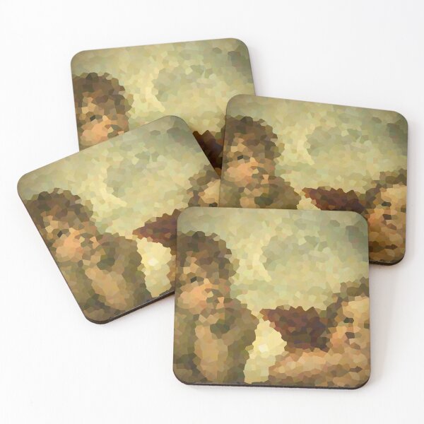 Item preview, cherubs raphael art funny mosaic renaissance angels baroque designed and sold by 88DesignStudio.