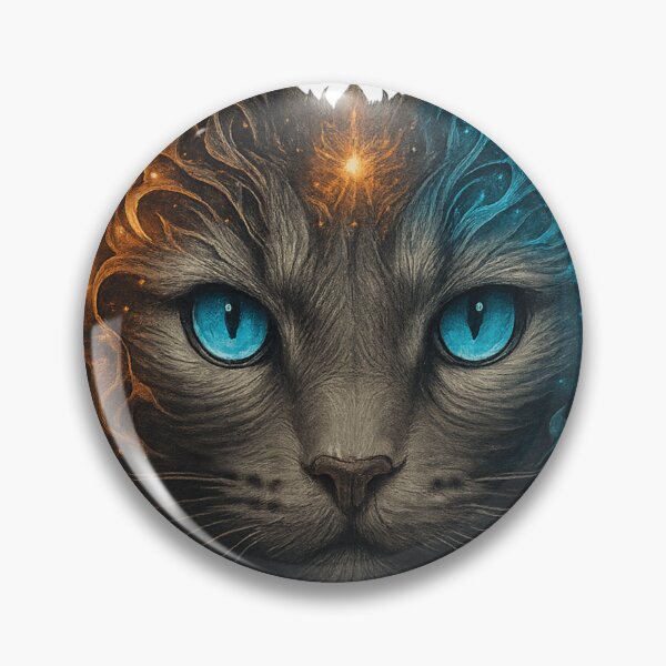 Item preview, Fire and Frost, Fantasy Cat Art designed and sold by ChaosEmporium.