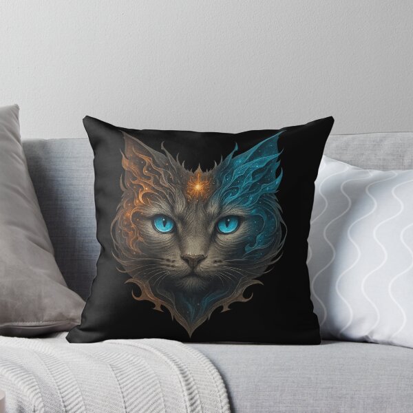 Item preview, Fire and Frost, Fantasy Cat Art designed and sold by ChaosEmporium.