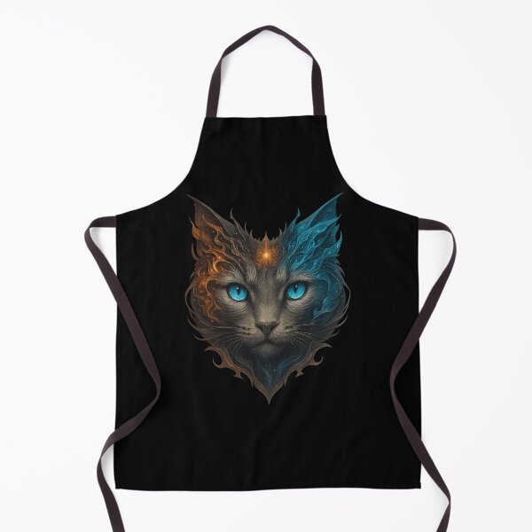 Item preview, Fire and Frost, Fantasy Cat Art designed and sold by ChaosEmporium.
