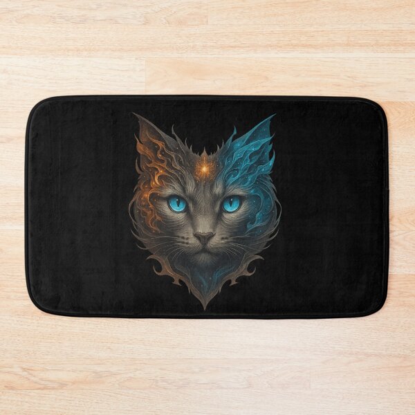 Item preview, Fire and Frost, Fantasy Cat Art designed and sold by ChaosEmporium.