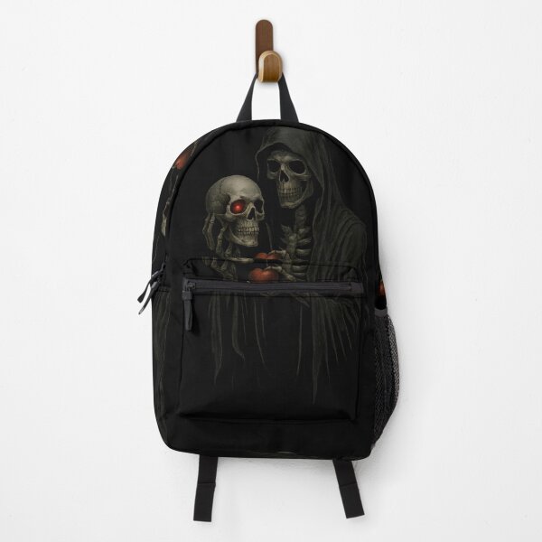 Item preview, Macabre Gothic Skeleton Reaper Skull & Heart designed and sold by Shoot-The-Moon.