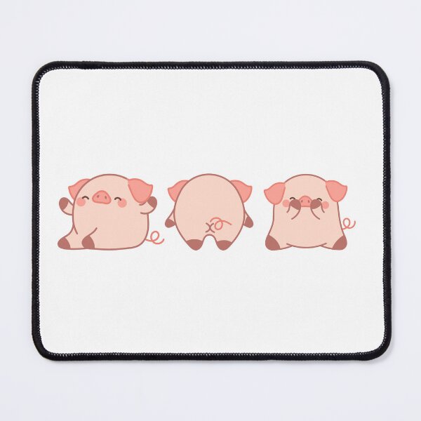 Item preview, Chubby Piggy Character Turnaround designed and sold by obranova.