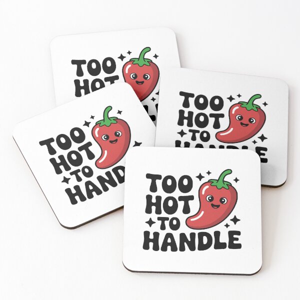 Item preview, Too Hot To Handle! Cute Chili Pepper Pun designed and sold by PMCreative.