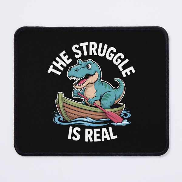 Item preview, T rex Cute Dinosaur Rowing Rowboat Funny designed and sold by tearbytea.