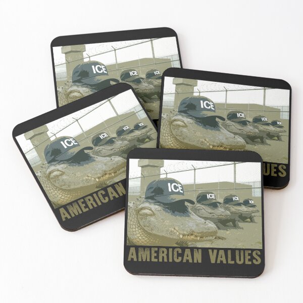 Item preview, ICE + predators = American values. At least these predators aren’t hiding their faces. designed and sold by Signs for Dark Times.