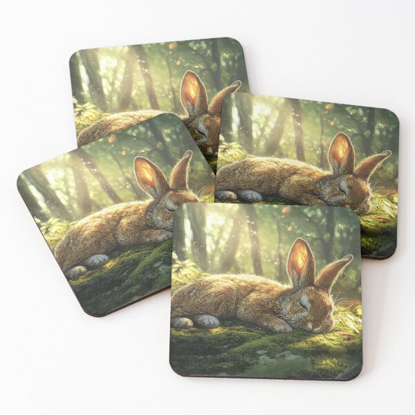 Item preview, Sleeping Bunny Rabbit in the Spring designed and sold by thewandswant.