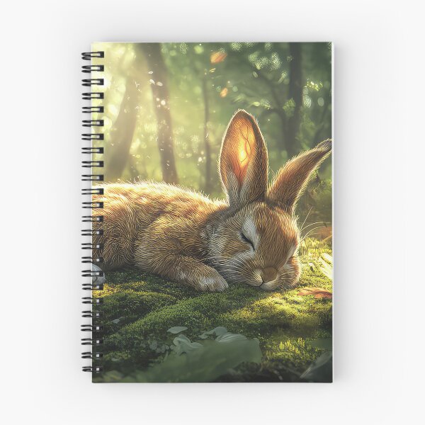 Item preview, Sleeping Bunny Rabbit in the Spring designed and sold by thewandswant.