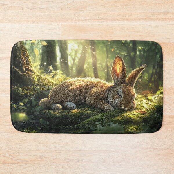 Item preview, Sleeping Bunny Rabbit in the Spring designed and sold by thewandswant.
