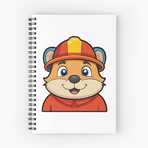 Item preview, Cute Hamster in Firefighter Helmet. designed and sold by GregorySmithRed.