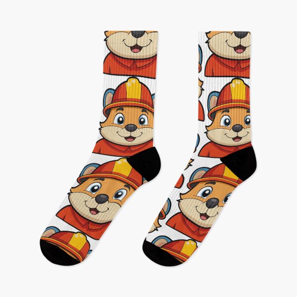 Item preview, Cute Hamster in Firefighter Helmet. designed and sold by GregorySmithRed.